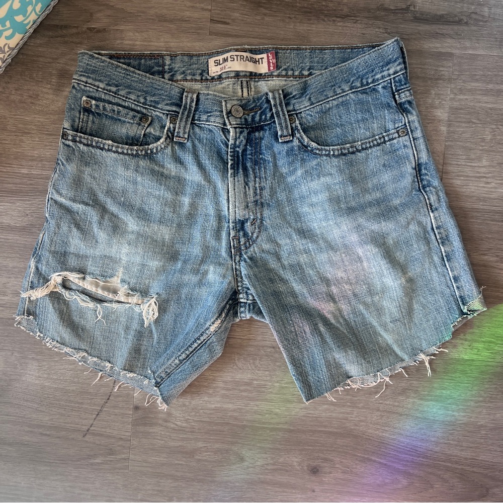 Levi's Blue Jean Cut off Shorts